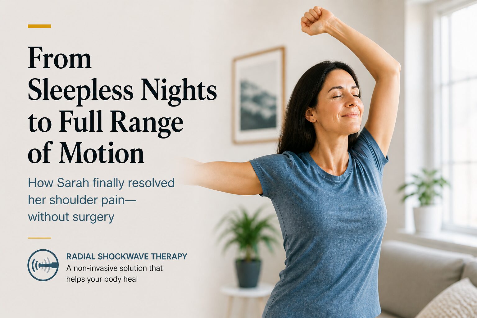 From Sleepless Nights to Full Range of Motion: How Sarah Dissolved Her Shoulder Calcium Deposits Naturally