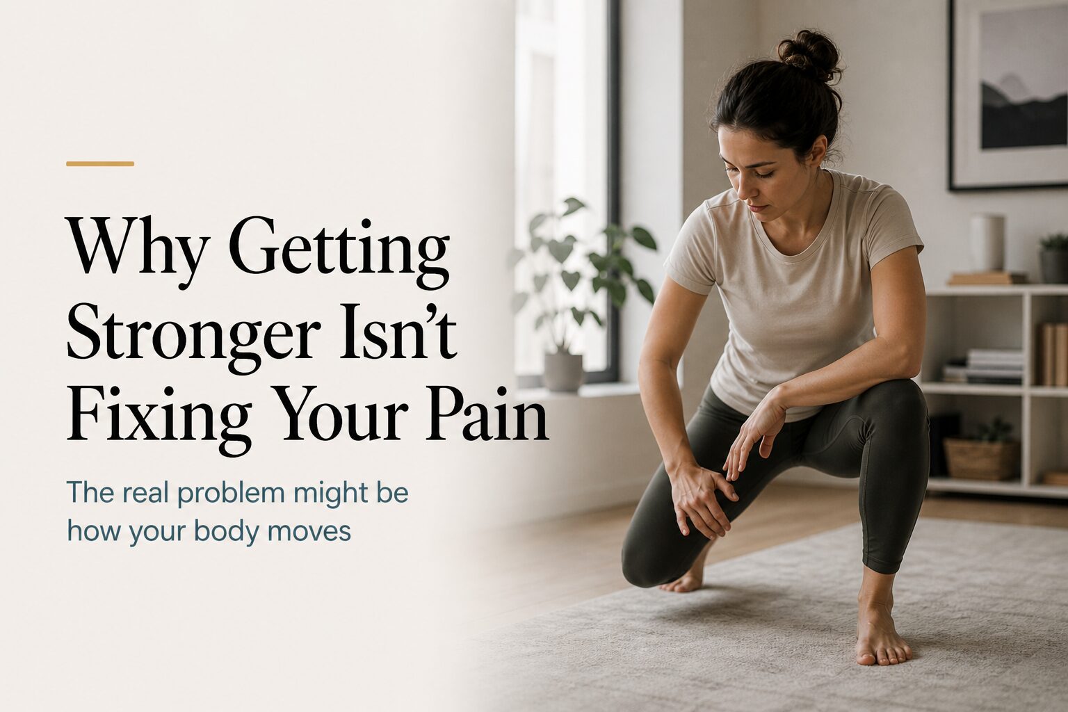 Why Getting Stronger Isn’t Fixing Your Pain