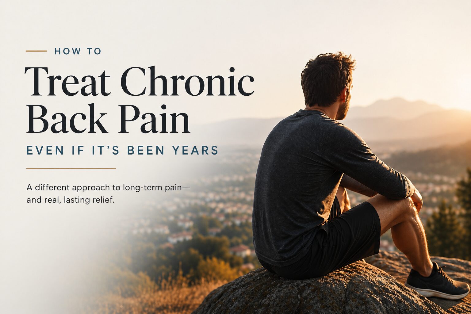 How to Treat Chronic Back Pain (Even If It’s Been Years)
