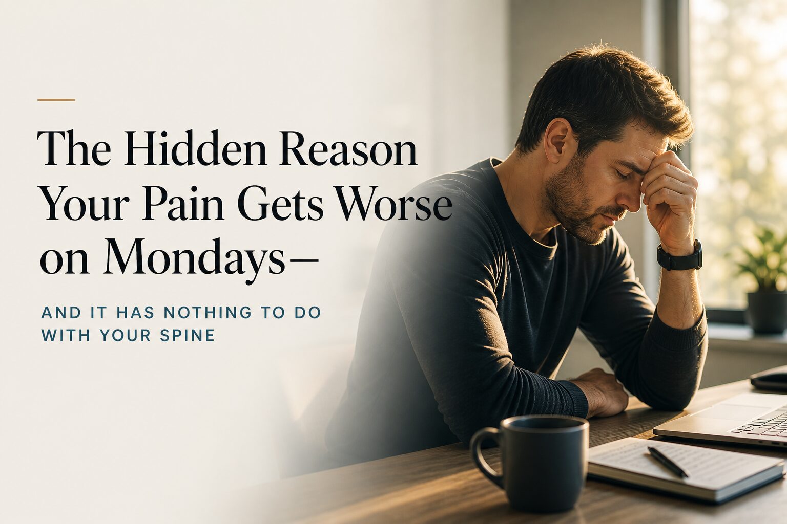 The Hidden Reason Your Pain Gets Worse on Mondays—And It Has Nothing to Do With Your Spine