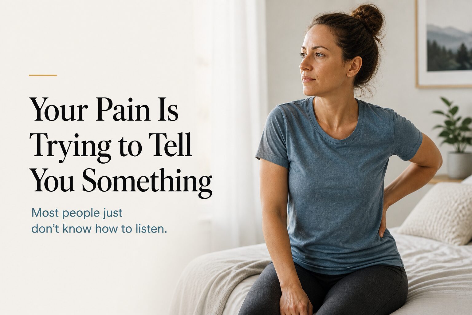 What Your Body’s Pain System Is Trying to Tell You—And How to Listen