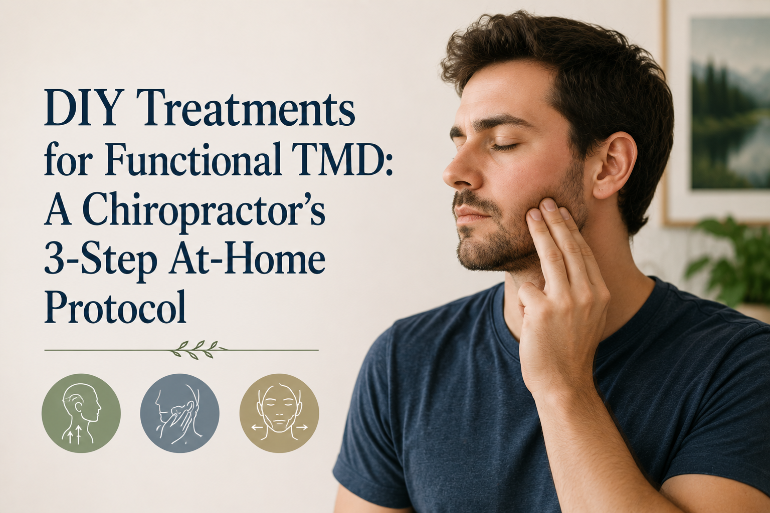 DIY Treatments for Functional TMD: A Chiropractor’s 3-Step At-Home Protocol
