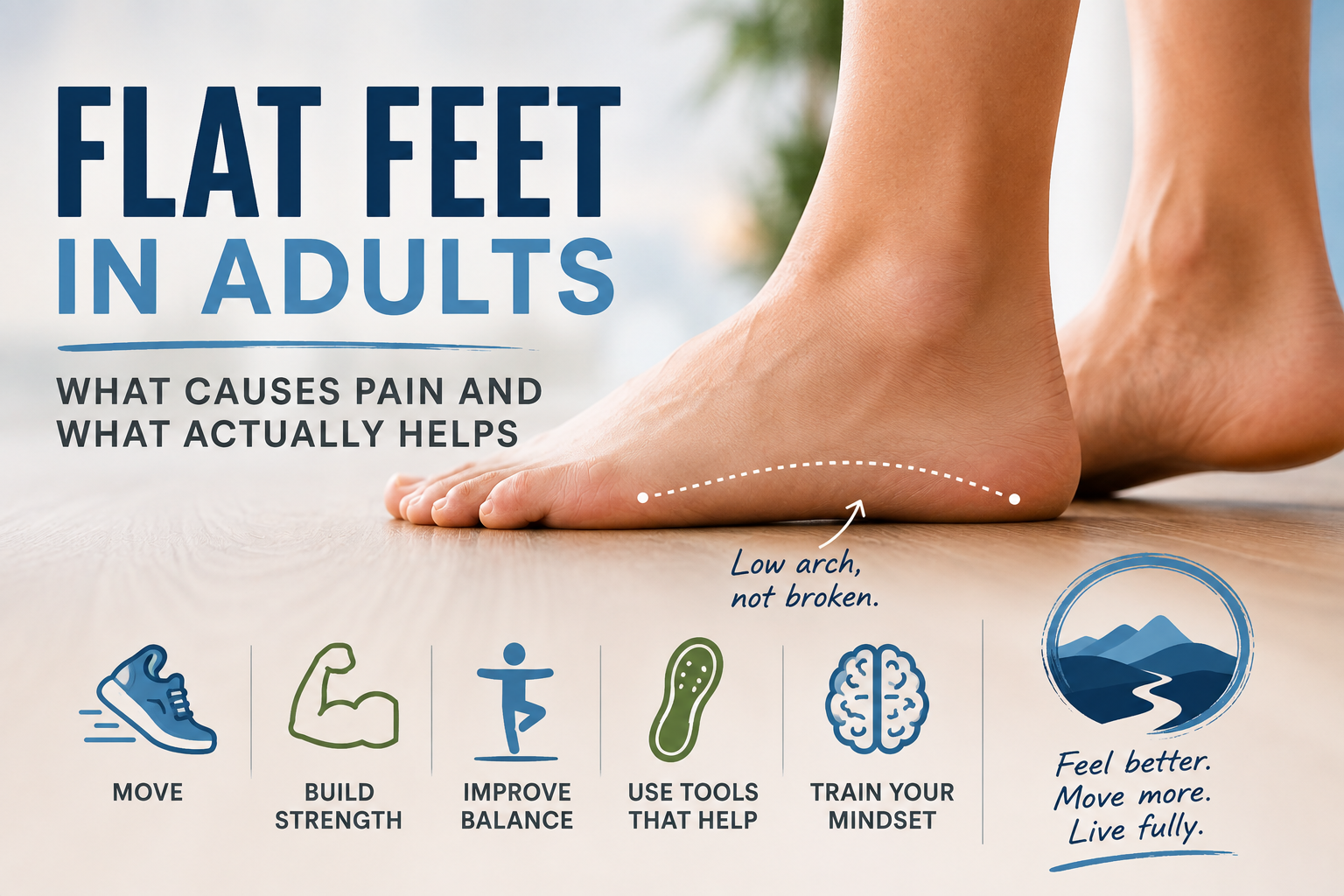 A Comprehensive Solution for Flat Feet
